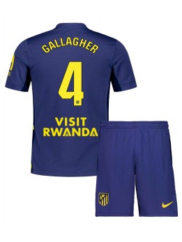 Atletico Madrid Conor Gallagher #4 Replika Borta Kläder Barn 2025-26 Kortärmad (+ byxor)